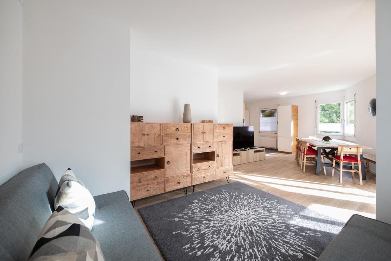 Agrimonia - 5,5-Zi Duplex Wohnung Bis 9 Personen Mit Eigenem Garten Davos Ngoại thất bức ảnh