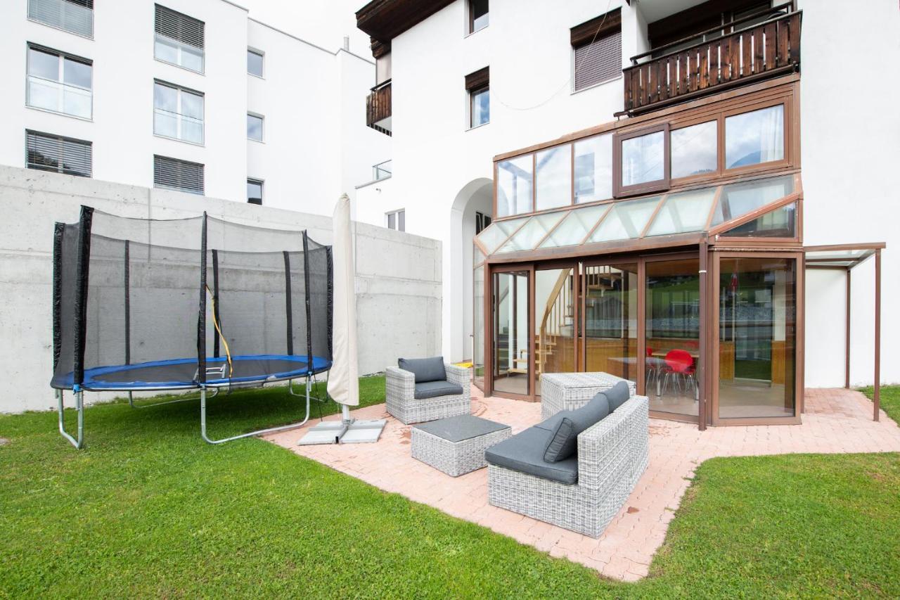 Agrimonia - 5,5-Zi Duplex Wohnung Bis 9 Personen Mit Eigenem Garten Davos Ngoại thất bức ảnh
